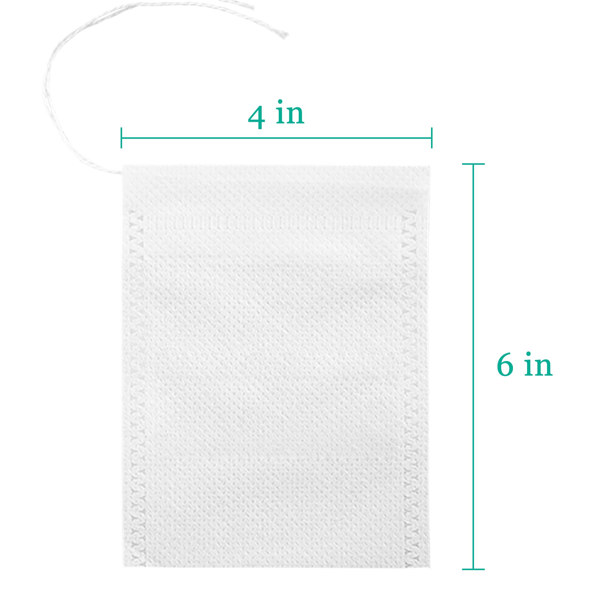 Yzurbu 200pcs Cold Brew Coffee Filter Bags  4?? x 6 ' ' No Mess Disposable Filter Bag with Drawstring for Coffee Grounds & Ice Tea