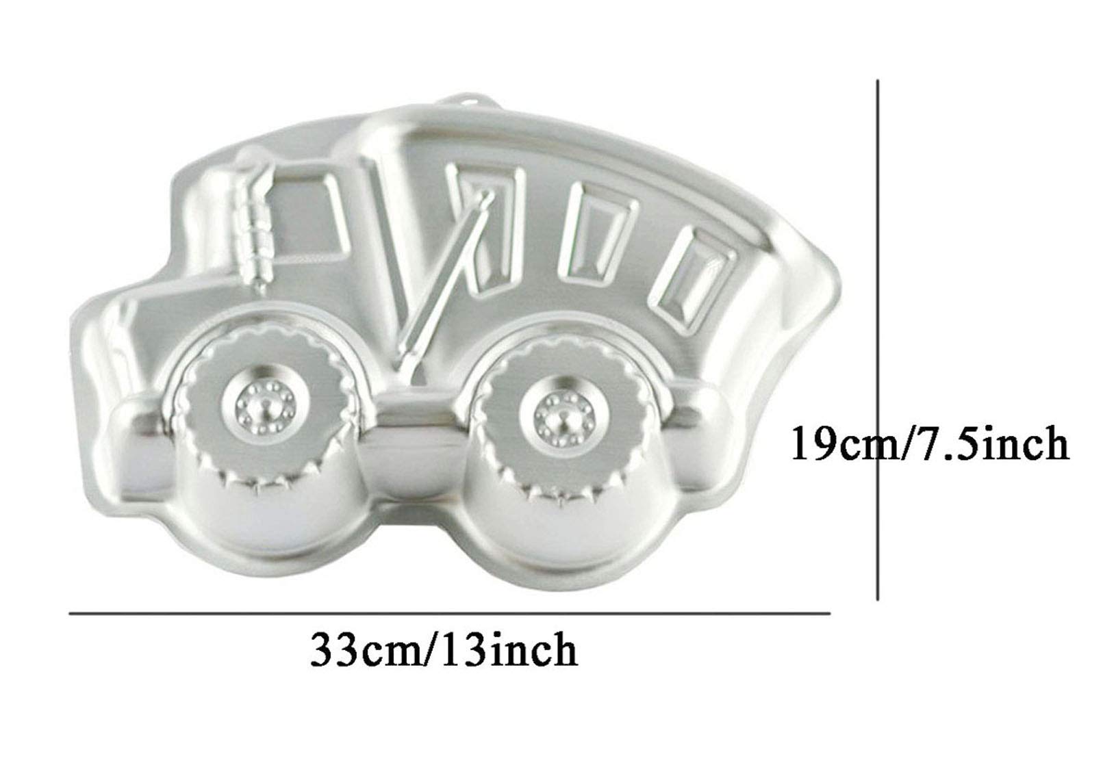 Zdywy 13 Inch Truck Shaped Aluminum 3D Baking Mould Cake Mold Tin Birthday Cake Pan - Truck