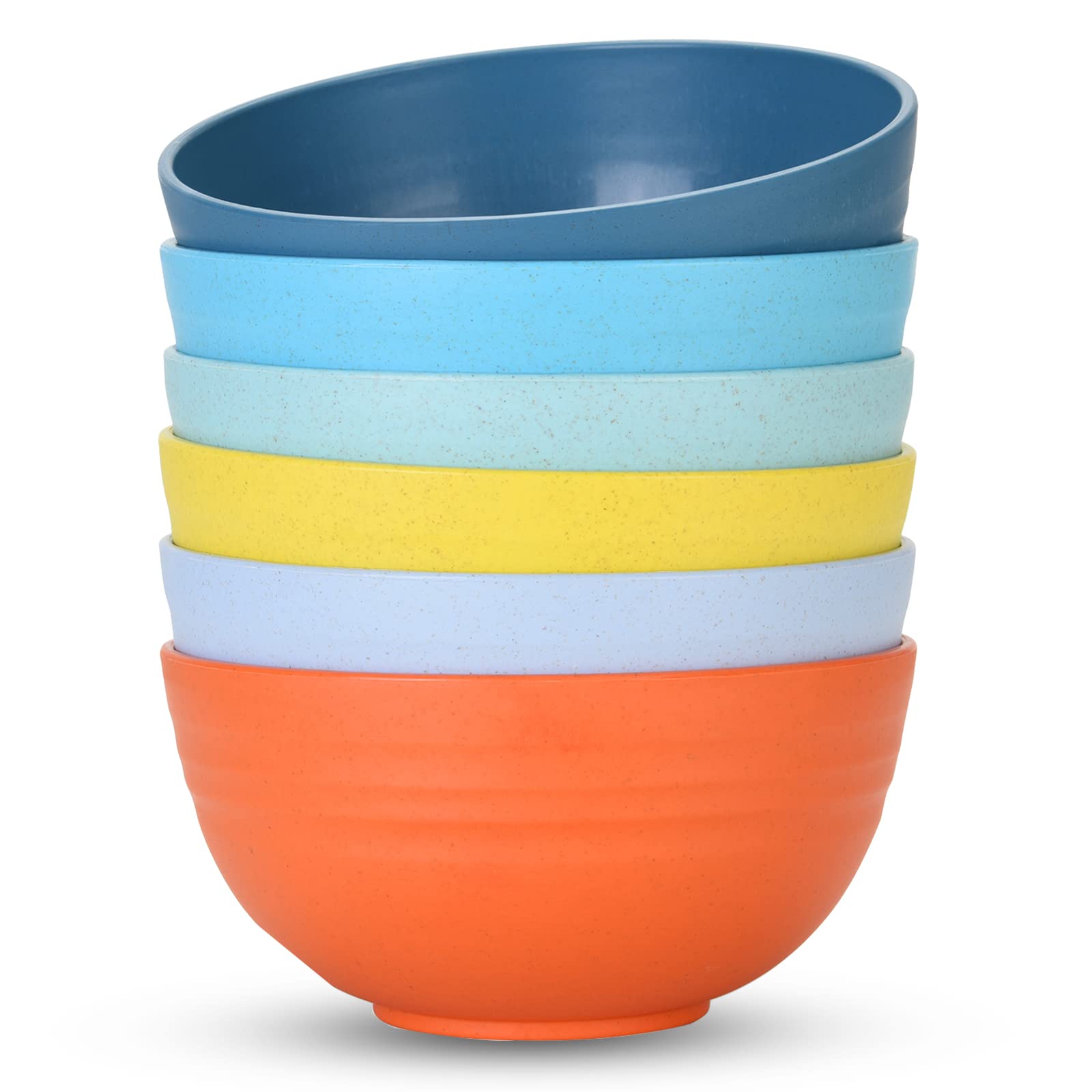Homestockplus Unbreakable Cereal Bowls 25 OZ Microwave and Dishwasher Safe BPA-Free Bowl Dessert Bowls for Serving Soup, Oatmeal