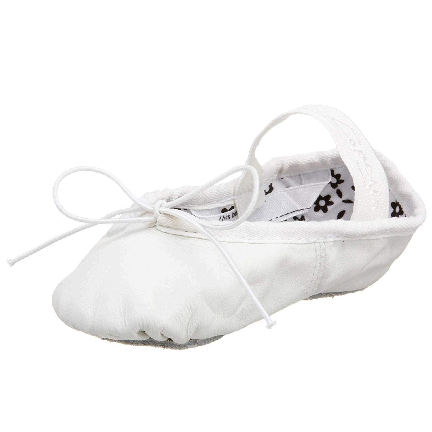 Capezio Girls Daisy 205 Ballet Shoe (Toddlerlittle Kid),White,10 N Us Toddler