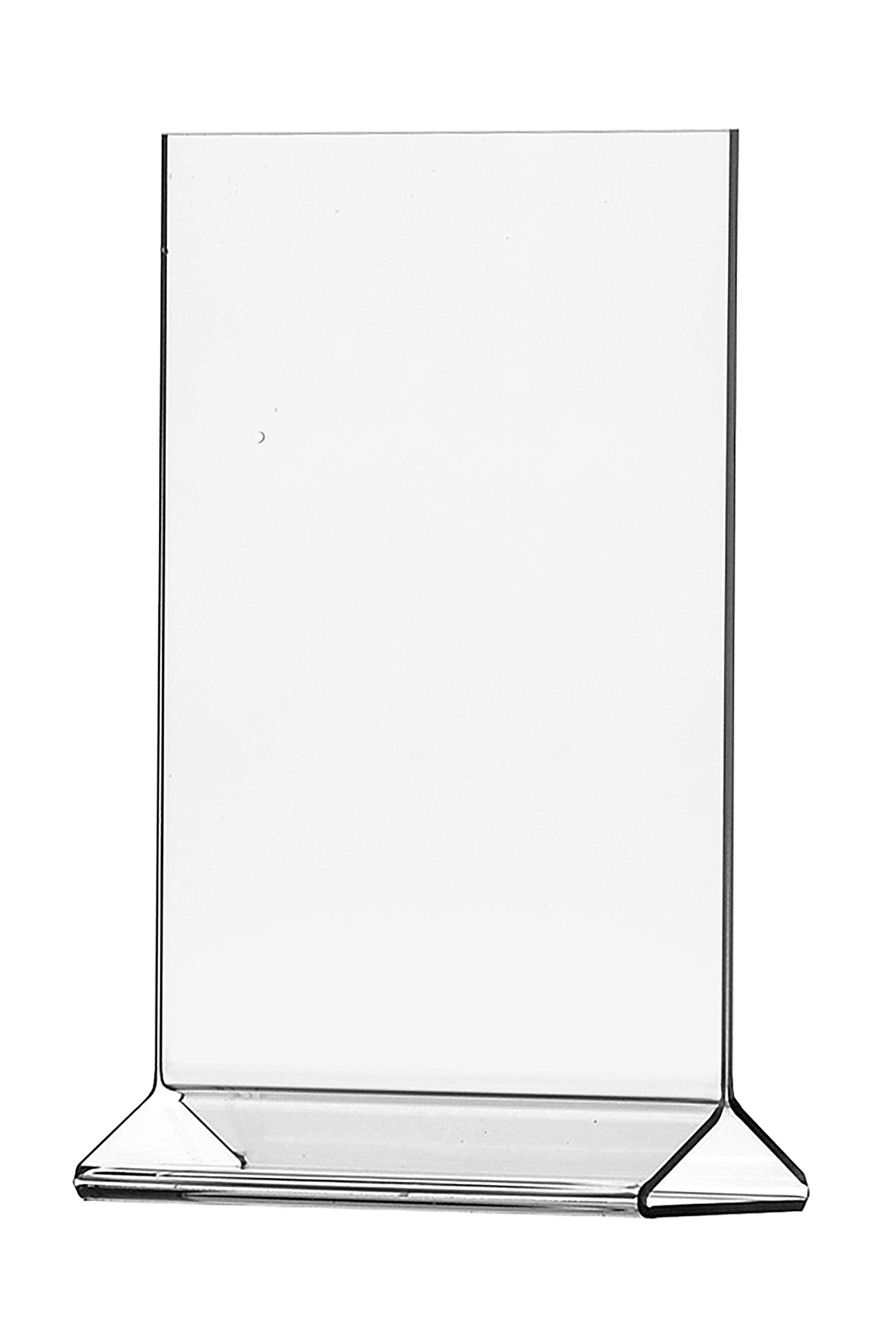 Acrylic Table Tent Menu/Card Holders - 4'' X 6''