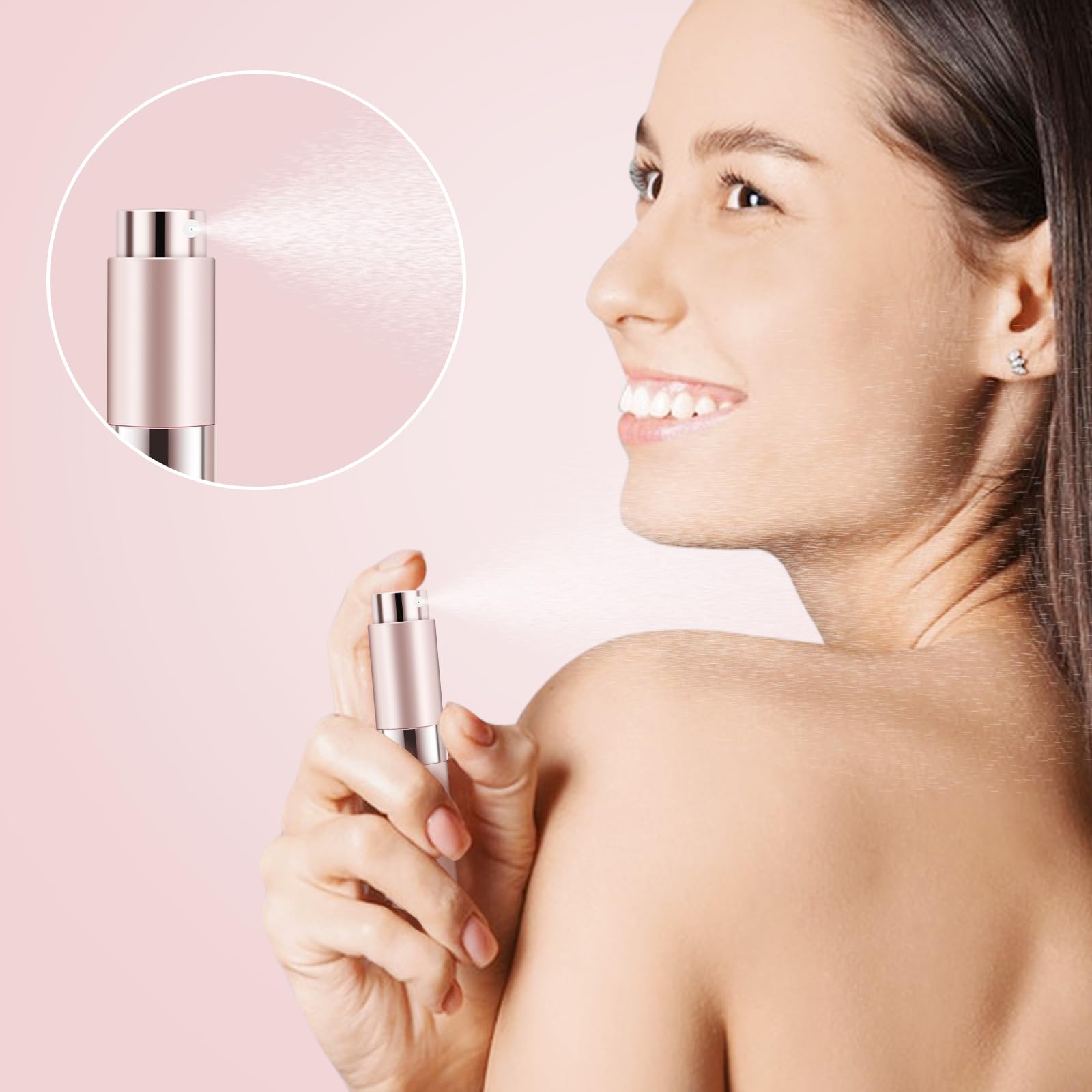 Saiveina 8Ml Cologne Travel Bottles, Mini Perfume Atomizer Refillable, Portable Cologne Sprayer Empty Fragrance Travel Atomizer(
