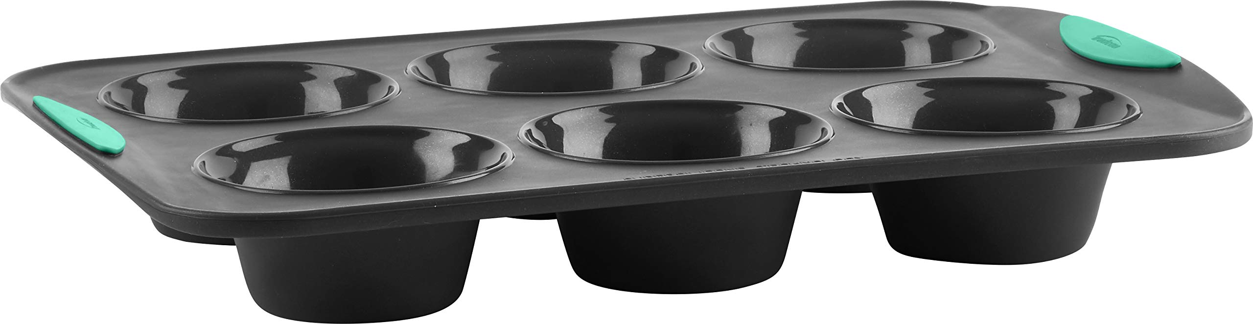 Trudeau Bakeware Cupcake Pan, 6-Count, Mint