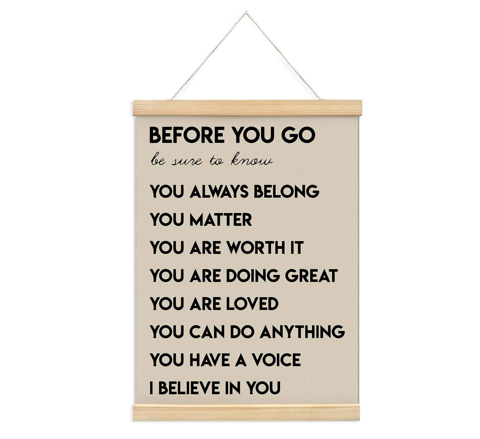 Mental Health Positive Affirmations Inspirational Wall Art Decor, Therapist Nurse Office Signs Wall Art Decor For Office Kids Te