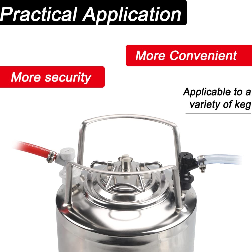 Cornelius Keg Ball Lock Disconnects - Luckeg Brand Homebrewing Keg Fitting Ball Lock Disconnects Barb For Corny Keg