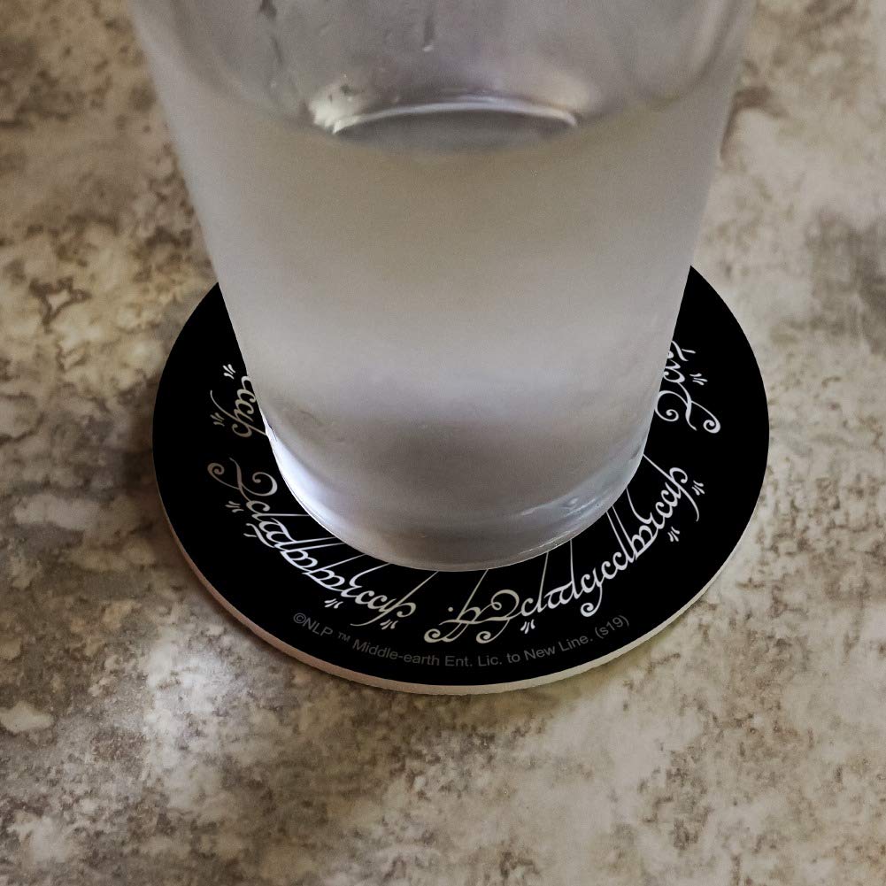 Lord Of The Rings Mordor Script Novelty Coaster Set