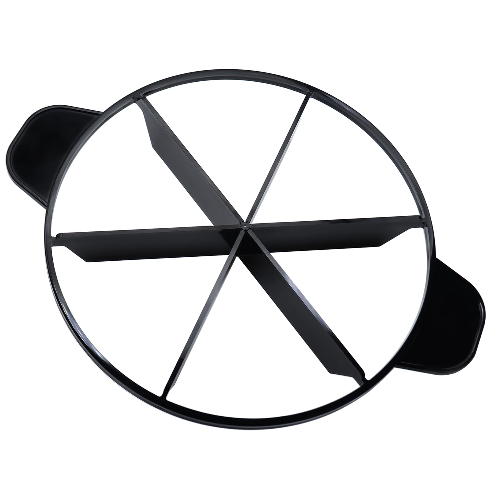 FDXGYH Pie Cutter 6 Slice 10 Pie Plastic Cutter with 6 Equal Slices for Slicing Pies Cake Quiches Desserts (Black)