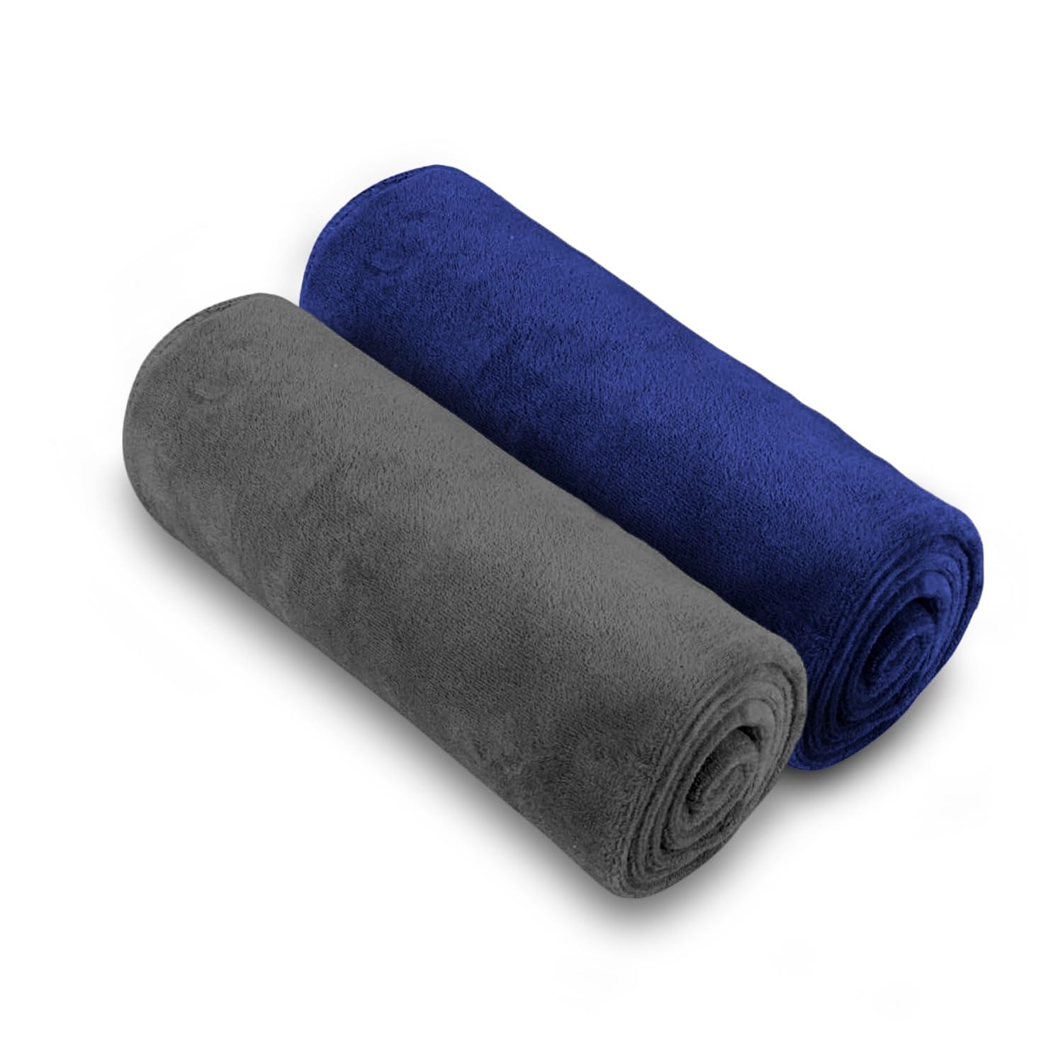 Maxoshine Hand Towel Set Of 2-Super Soft Quick Dry Microfiber Face Towel For Women Men-Hanging Loop Napkins For Wash Basin Gym S