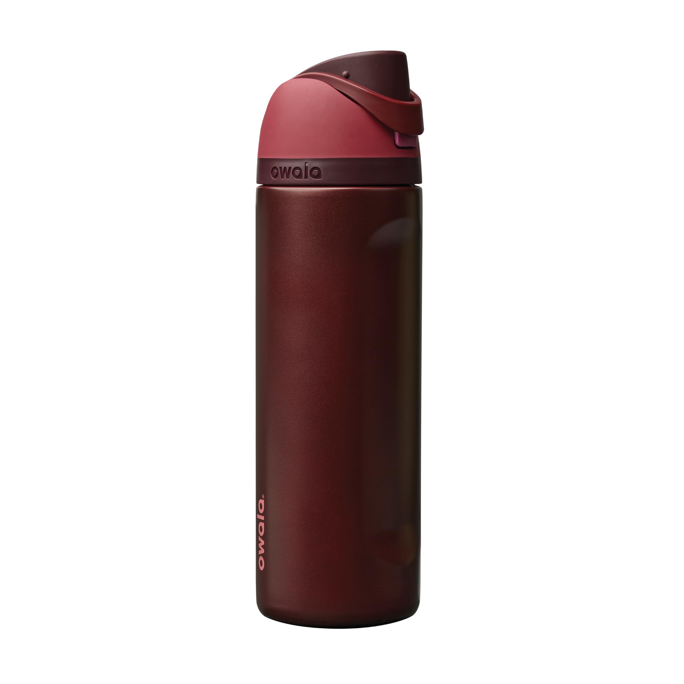 Owala FreeSip Insulated Stainless Steel Water Bottle with Straw, BPA-Free Sports Water Bottle, Great for Travel, 24 Oz, Black Ch
