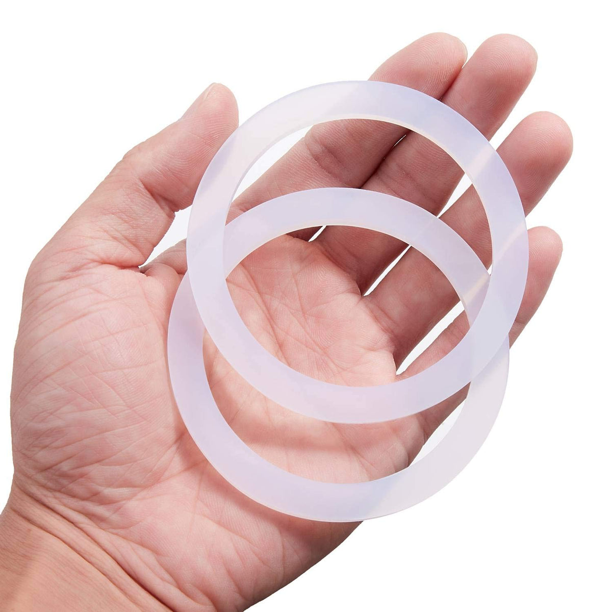 Litorange 8 Pcs Replacement Spare Food Grade Silicone (Better Than Rubber) Gasket Seal Ring For Aluminium Stovetop Coffee Maker