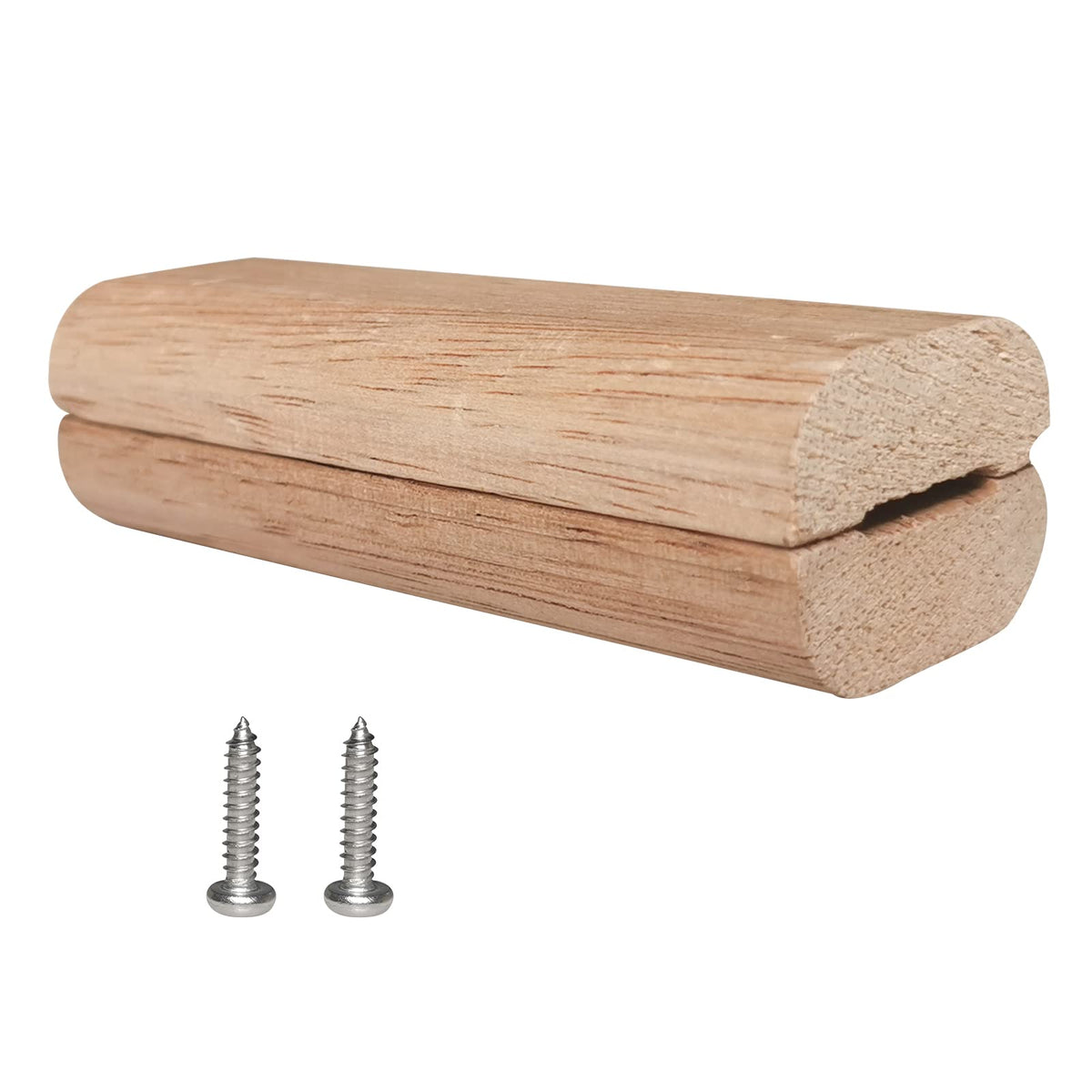 Quantfire 4'' Handle Wood Block Replacement For Medium/Small Big Green Egg Accessories With Screws