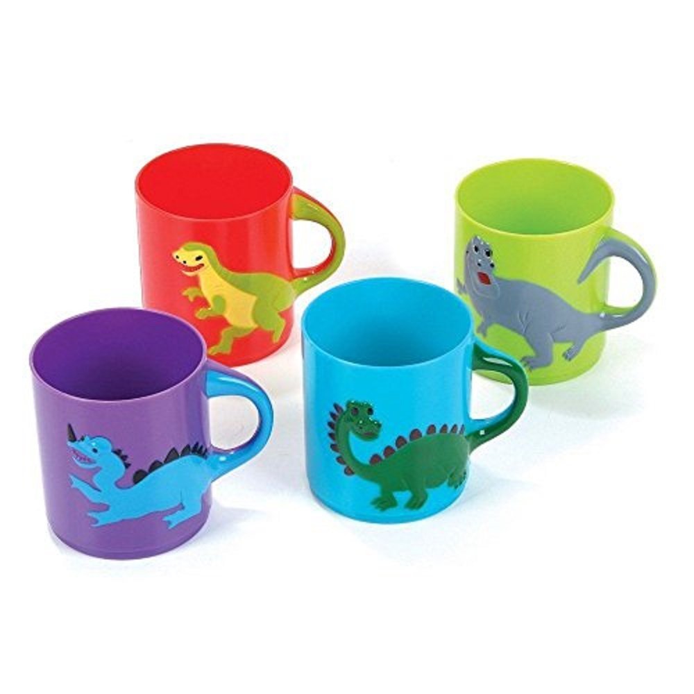 Rhode Island Novelty Dinosaurs Mugs Assorted Colors And Designs One Dozen