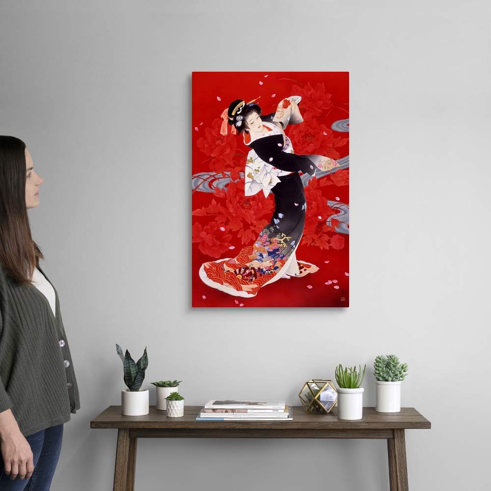 Canvas On Demand Hien Canvas Wall Art Print By Haruyo Morita, Figurative, Home Decor, Beauty Artwork, 20''X30''