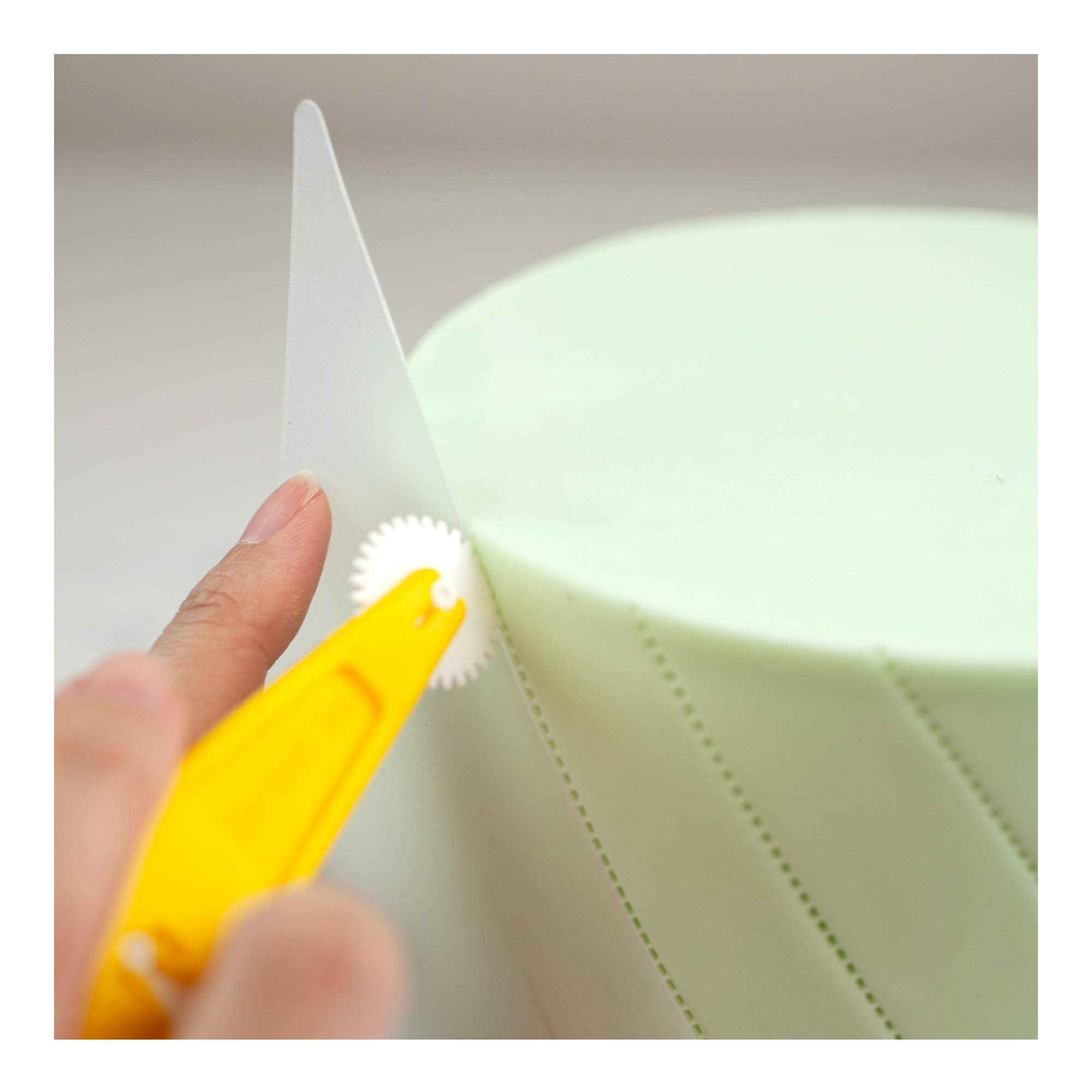 Lacupella Flexsi Cake Fondant Smoother Shaper - Set Of Four Pieces - Designer Essential Versatile Tool To Model, Shape, Smoothen