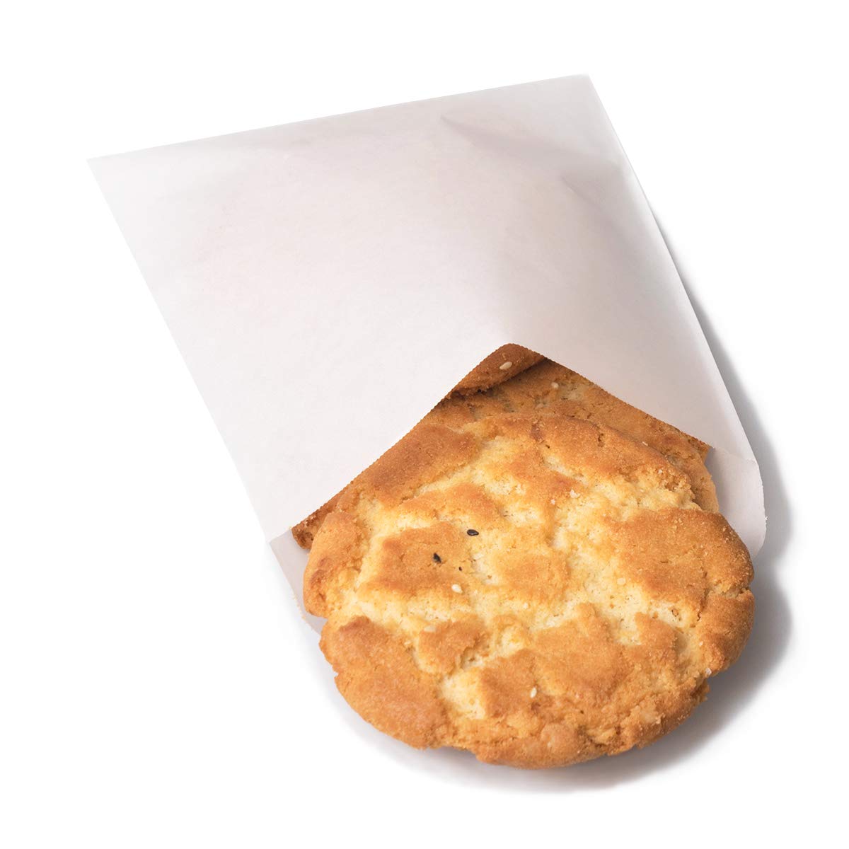 Bagdream Glassine Waxed Paper Bags 5.5X7.75 Inches Pack Of 100 Flat Glassine Bags Glassine Envelopes, Cookie Bags, Popcorn Bags