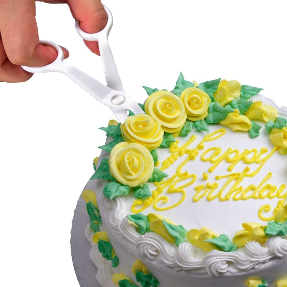 Woohome 7 Pcs Cake Decorating Supplies Includes 4 Pcs Cake Flower Nail, 2 Pcs Flower Lifters And 1 Pcs Wood Flower Nails Holder,