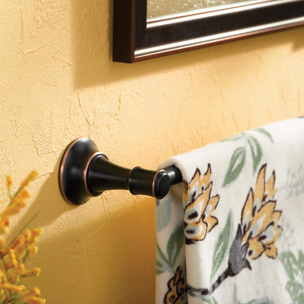 Moen Dn7918Brb Ashville 18-Inch Towel Bar, Mediterranean Bronze