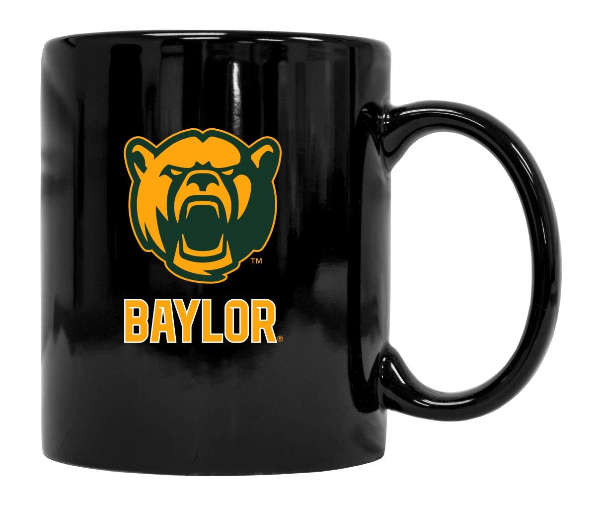 Baylor Bears Black Ceramic Mug (Black). Officially Licensed Collegiate Product