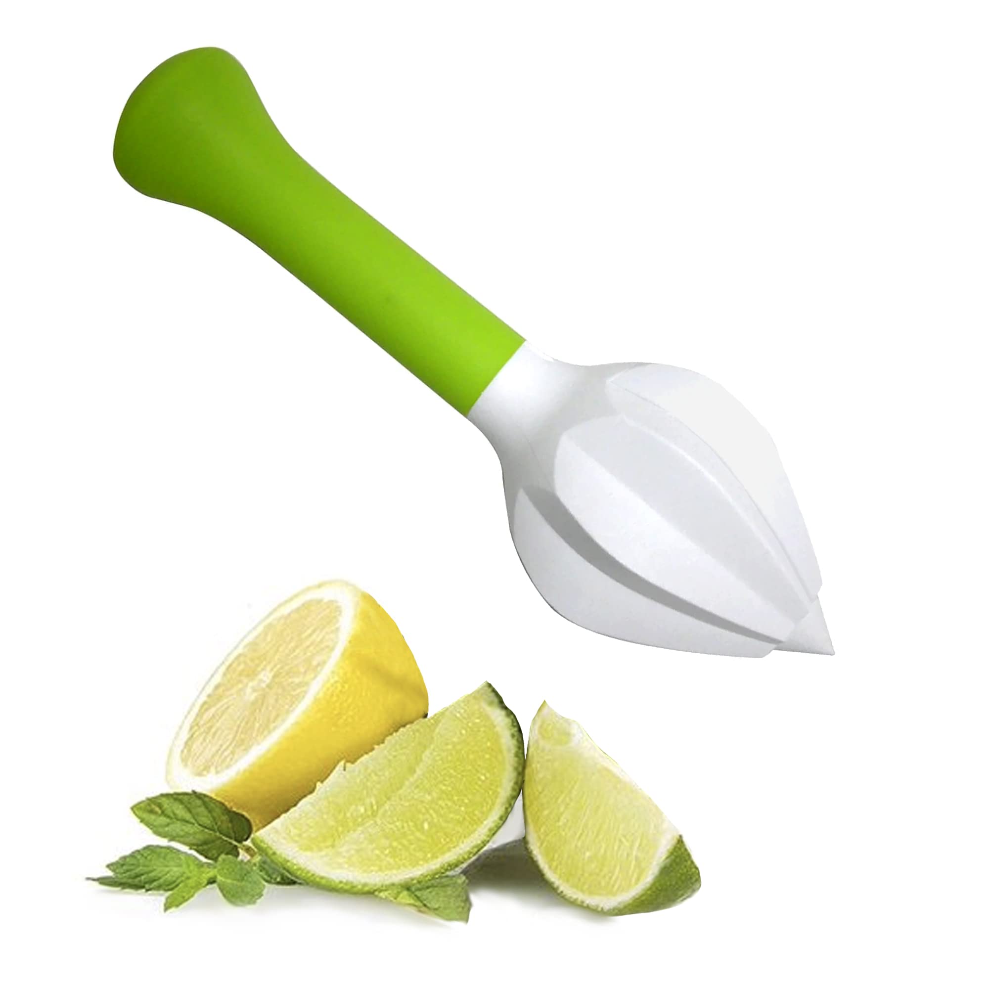 Cuisinox Citrus Reamer Manual Juicer, 7.25'',Green And White