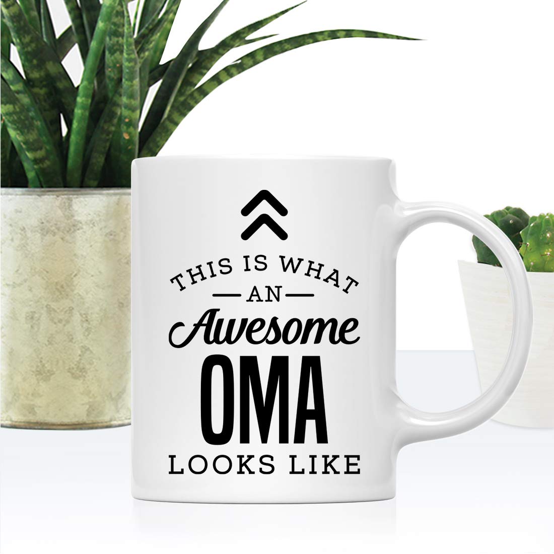 Andaz Press 11oz. Ceramic Coffee Tea Mug Gift, This is What an Awesome Oma Looks Like, 1-Pack, Birthday Gift Ideas Coworker Him