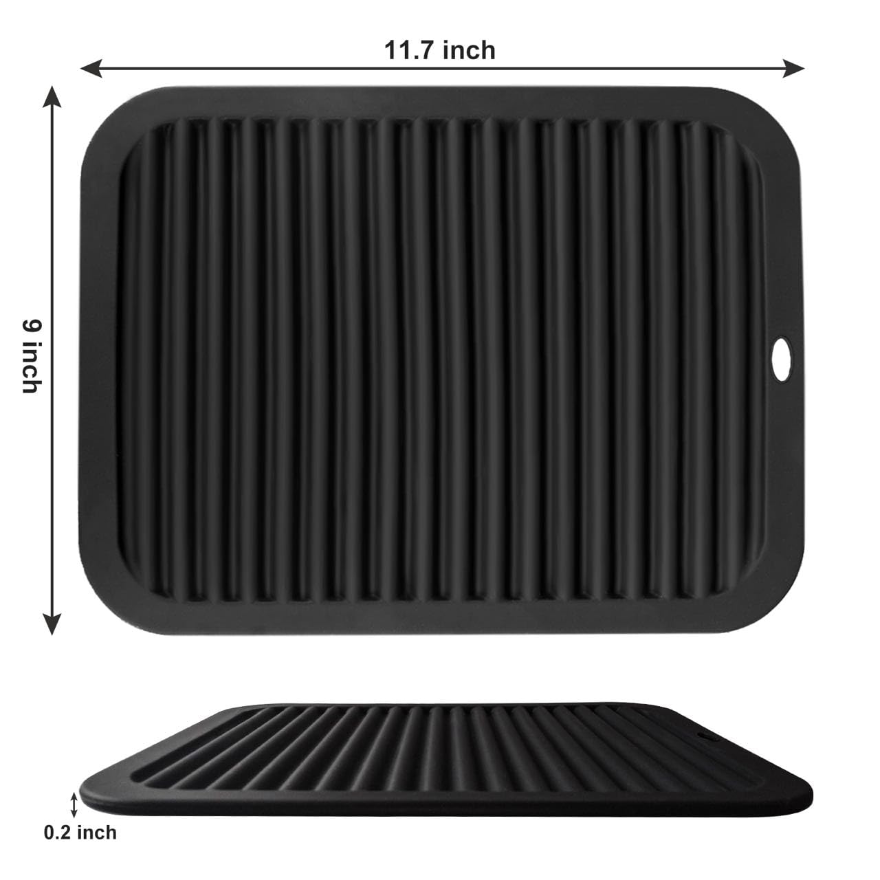 9''X12'' Silicone Trivets Mats, Heat Resistant Mats For Countertop, Silicone Pot Holders For Hot Pots And Pans, Large Trivets, M