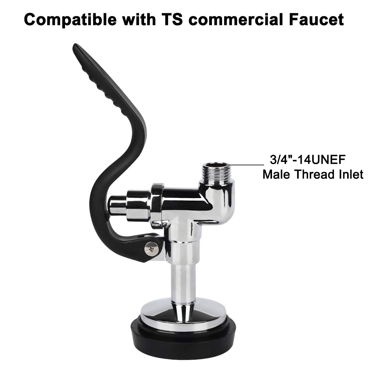Kwode Pre-Rinse Spray Valve For Commercial Kitchen Sink Faucet Pre Rinse Sprayer Nozzle Replacement Head With 1.42 Gpm Spray Fac