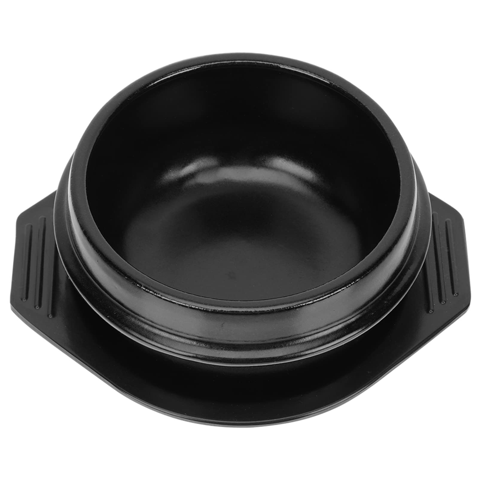 Yarnow Korean Cooking Stone Bowl Korean Cooking Dolsot Sizzling Hot Pot For Bibimbap And Soup With Tray Home Kitchen Cookware, B