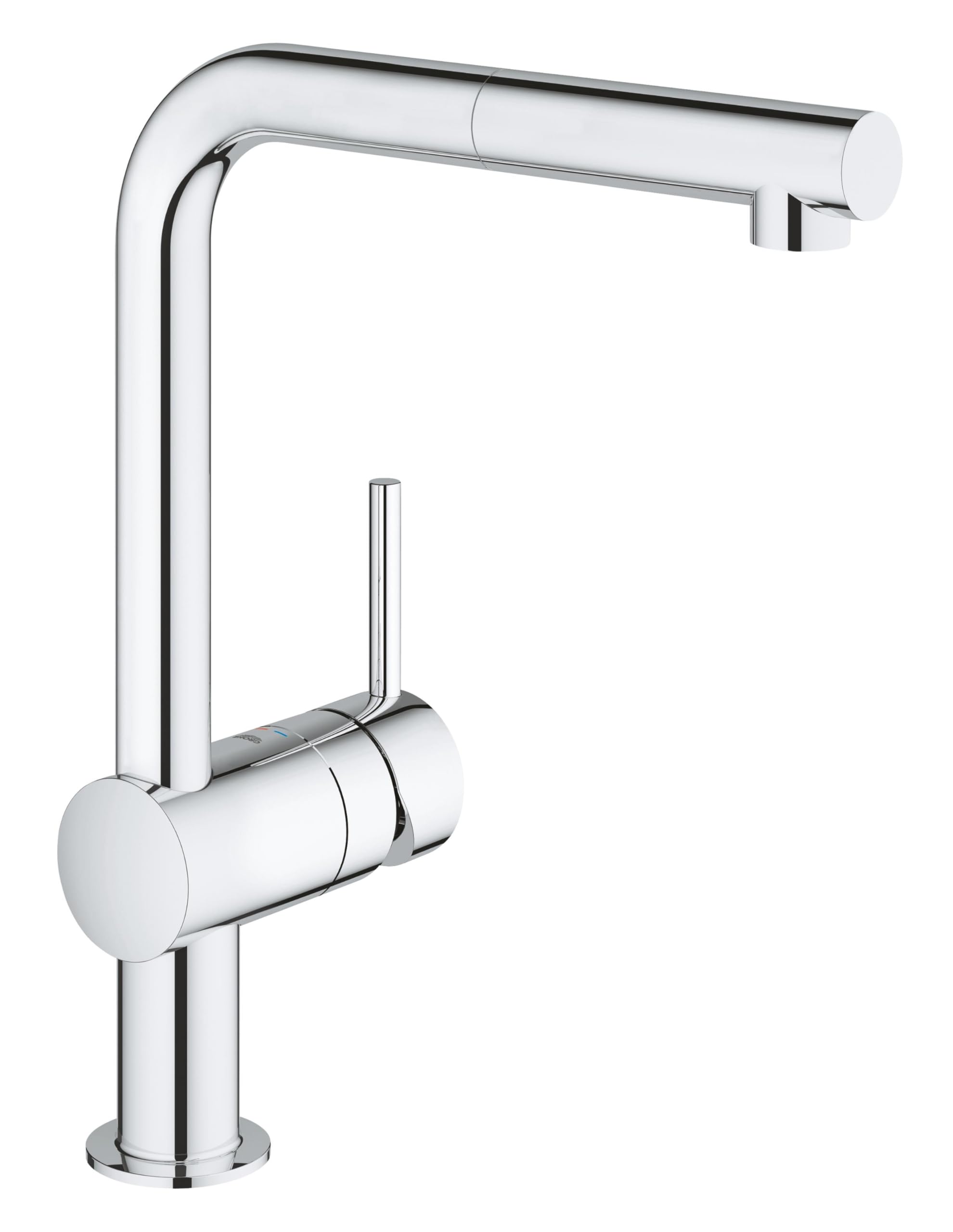 grohe 32168000 L-Spout Minta Single Lever Basin Mixer  chrome