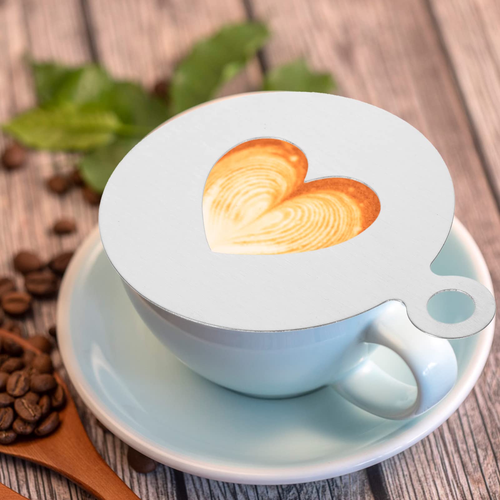 Coffee Stencils Latte Art Barista Tools Coffee Stencils Latte Art Heart Pattern Coffee Art Stencils