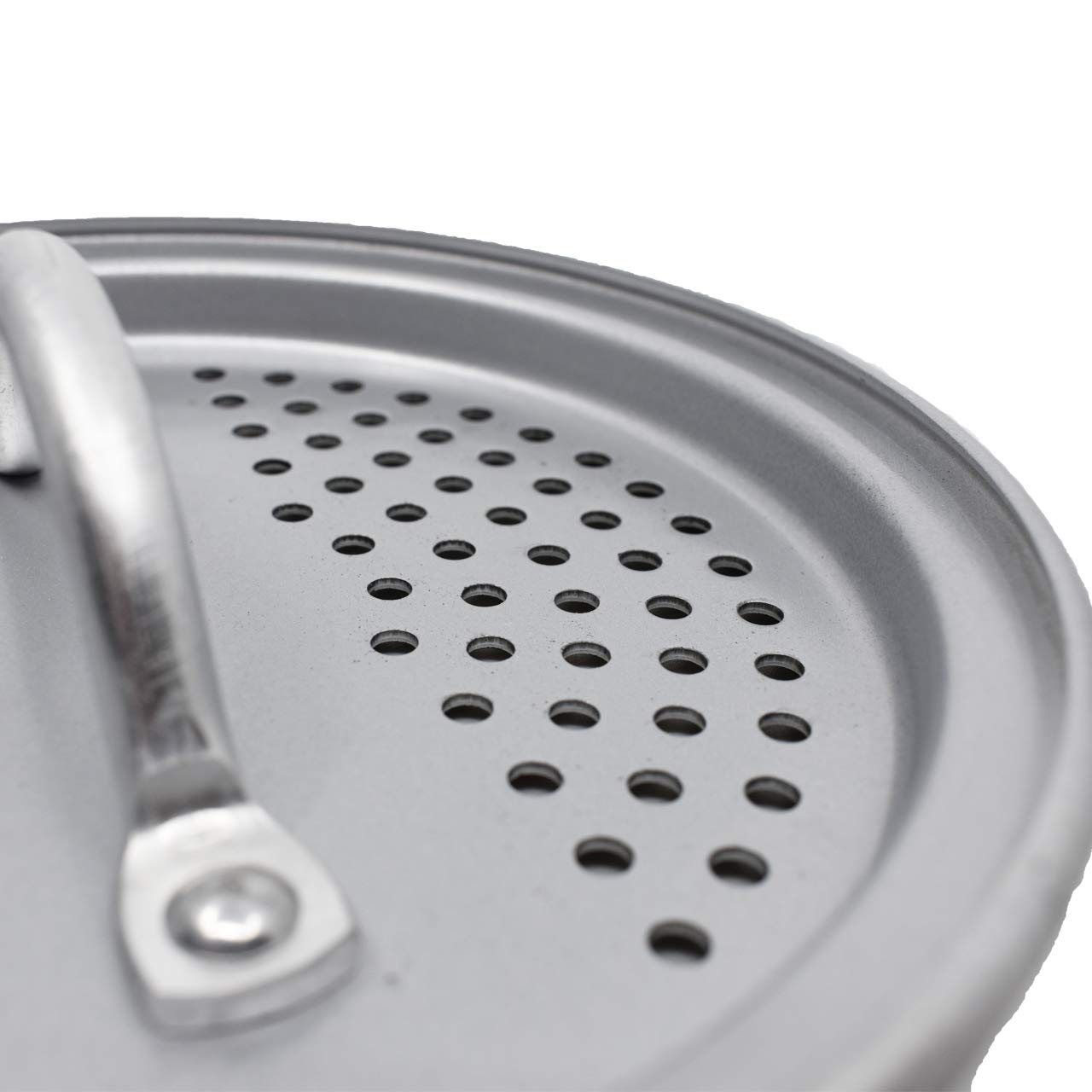 Cancooker Inc. Sl-1080 Strainer Lid, One Size, Brushed Aluminum