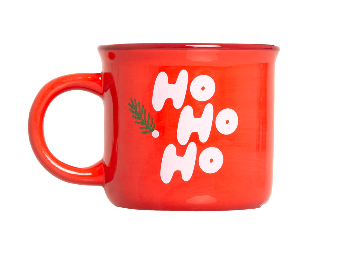 Pearhead Ho Ho Ho Christmas Camper Mug, Holiday Coffee Cup, Christmas Home D  cor, Holiday Gifts, Seasonal Coffee Mug, Stocking