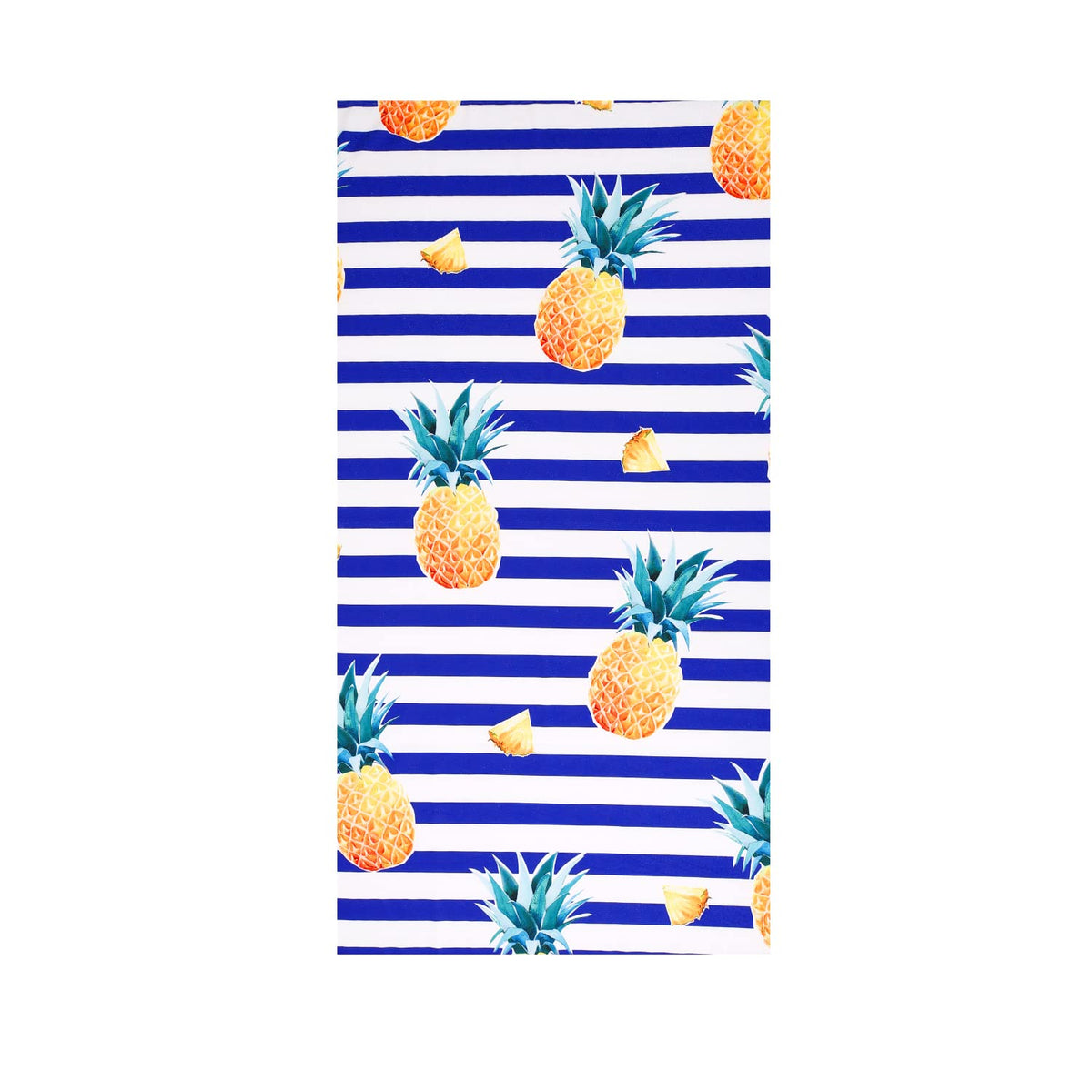 Livilan Oversized Striped Pineapple Beach Towel For Women Girls, 30   X60    Microfiber Thin Lightweight Super Absorbent, Quick