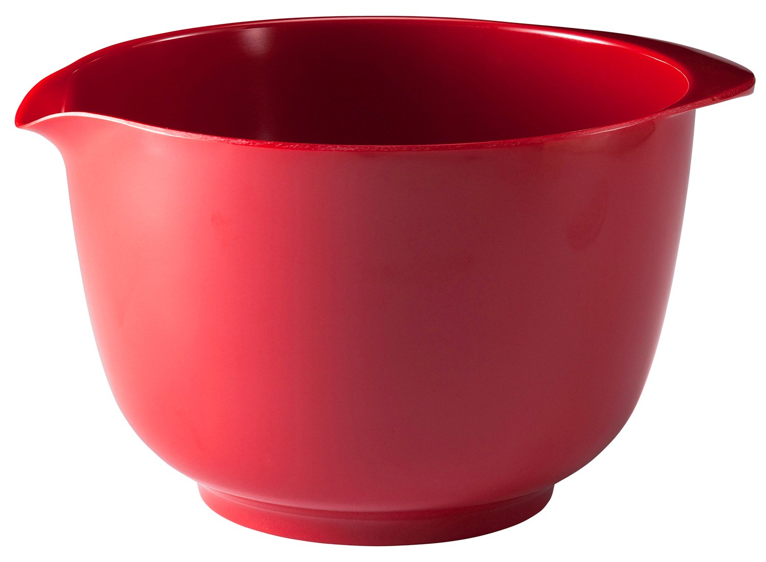 Hutzler Melamine Mixing Bowl Set - 2, 3 & 4 Liters, Red, Model 3234RD
