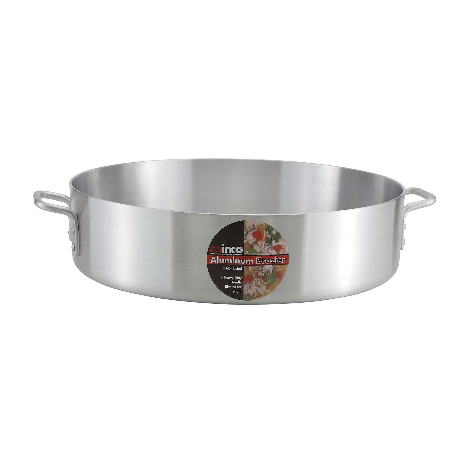 Winware Professional 40 Quart Aluminum Brasier