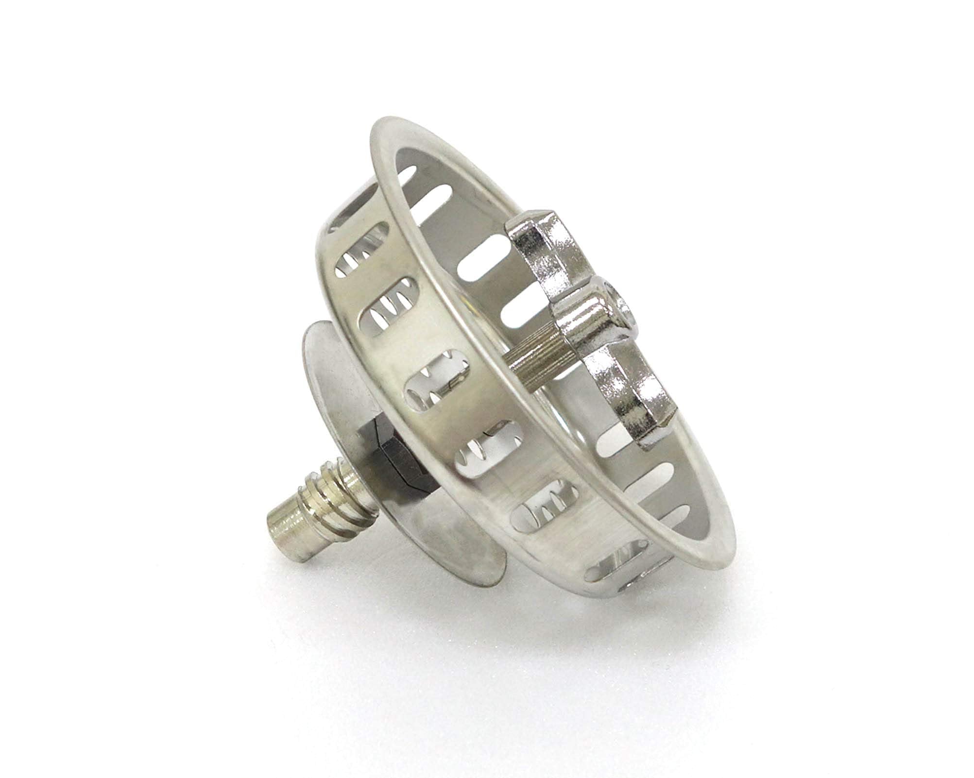 Twist Lock Basket Strainer Replacement (Premium 304 Stainless Steel Construction) For 3-1/2'' Spin And Seal Drains W/Threaded St