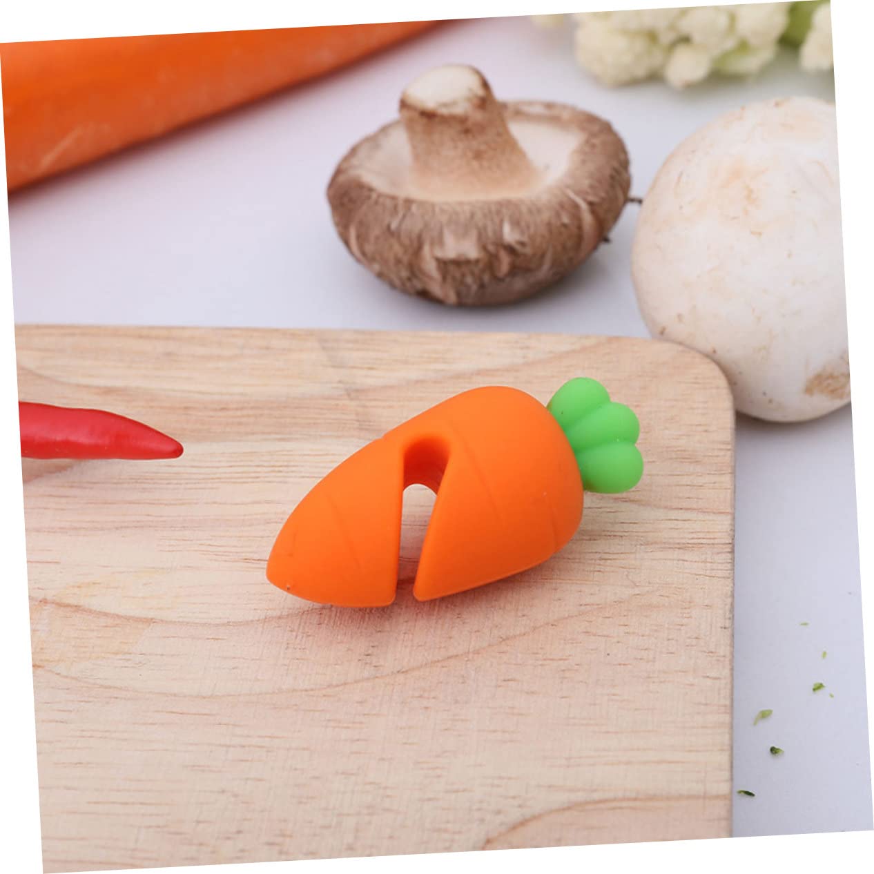 Merryhapy 6Pcs Carrot Boil Lifters - Kitchen Pot Spill Stoppers, Boil Stoppers, Spill-Proof Lifters, Pot Lid Lifters, Pot Boiler