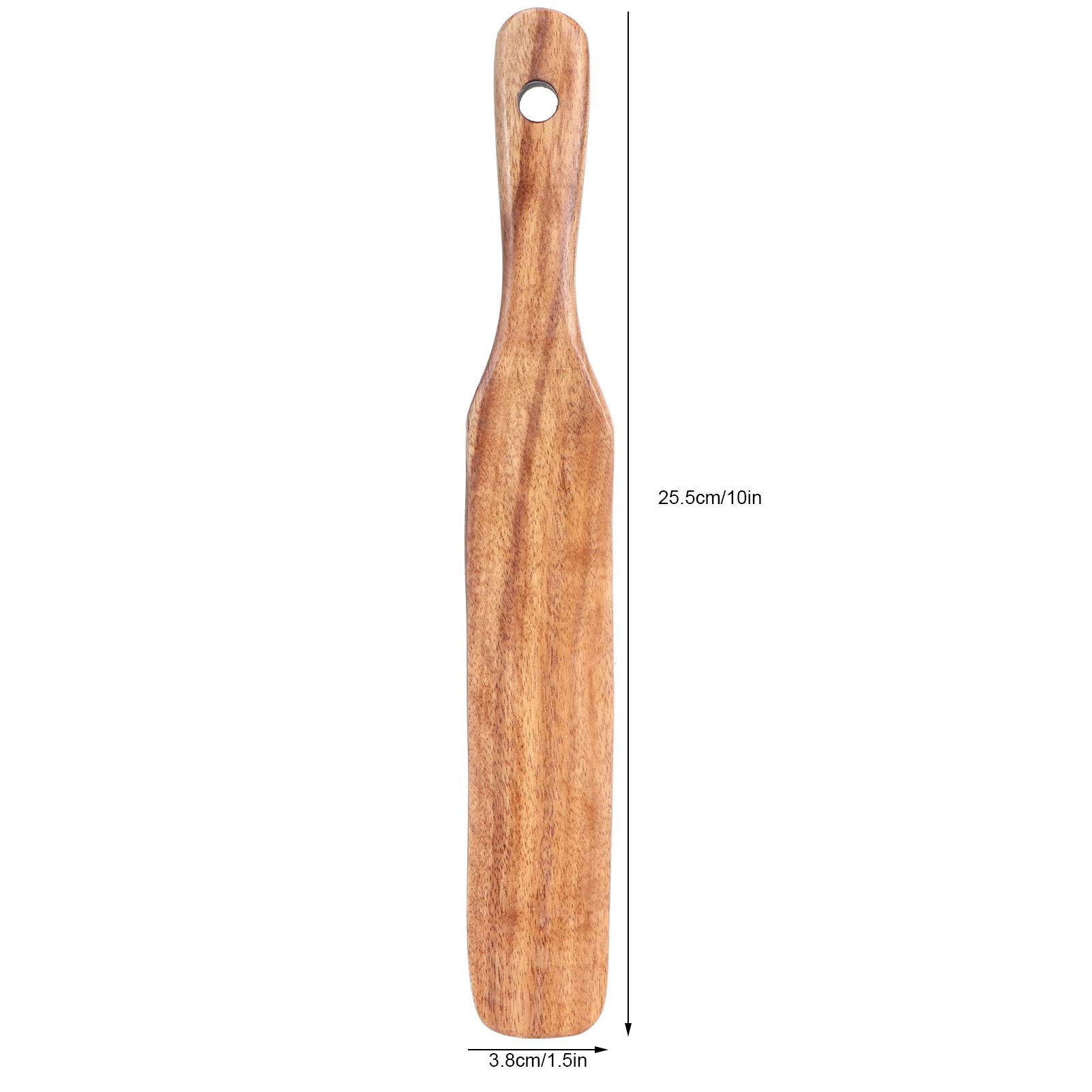 Wooden Spurtle, Cake Cream Spatulas, Non-Stick 10 X 1.5 Inch For Baking Cooking Cake Cream Butter