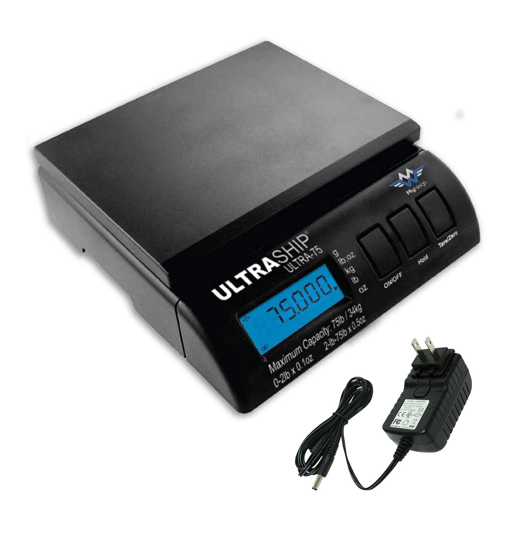 Ultraship 75 Lb Electronic Digital Shipping Postal Kitchen Scale