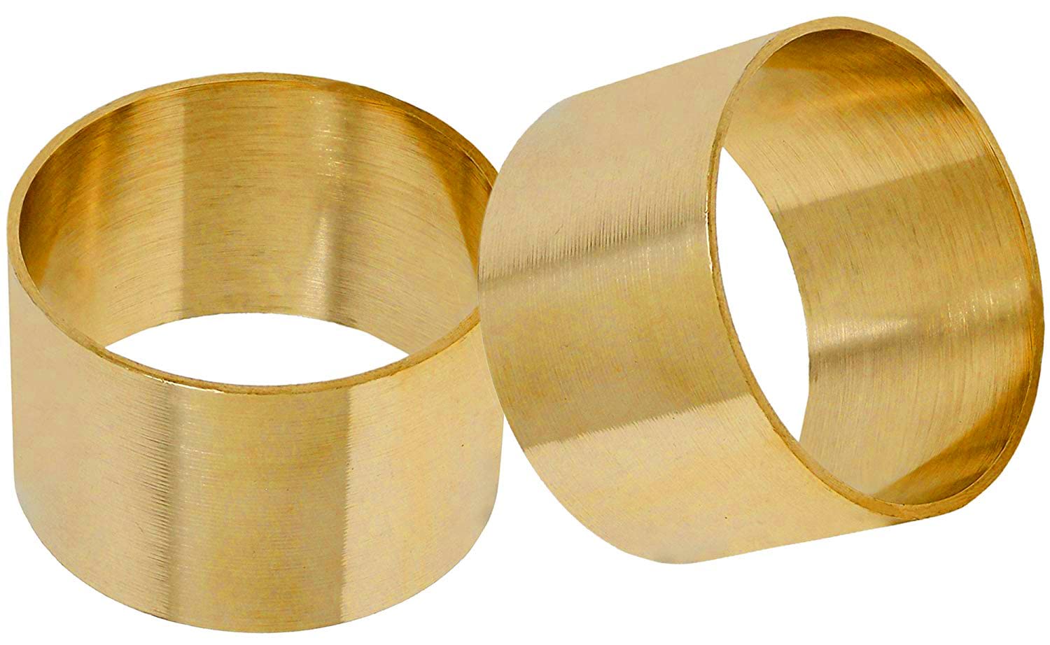 Skavij Handmade Napkin Rings Set Of 6 For Everyday, Thanksgiving, Christmas, Dining Table Decoration (Gold)