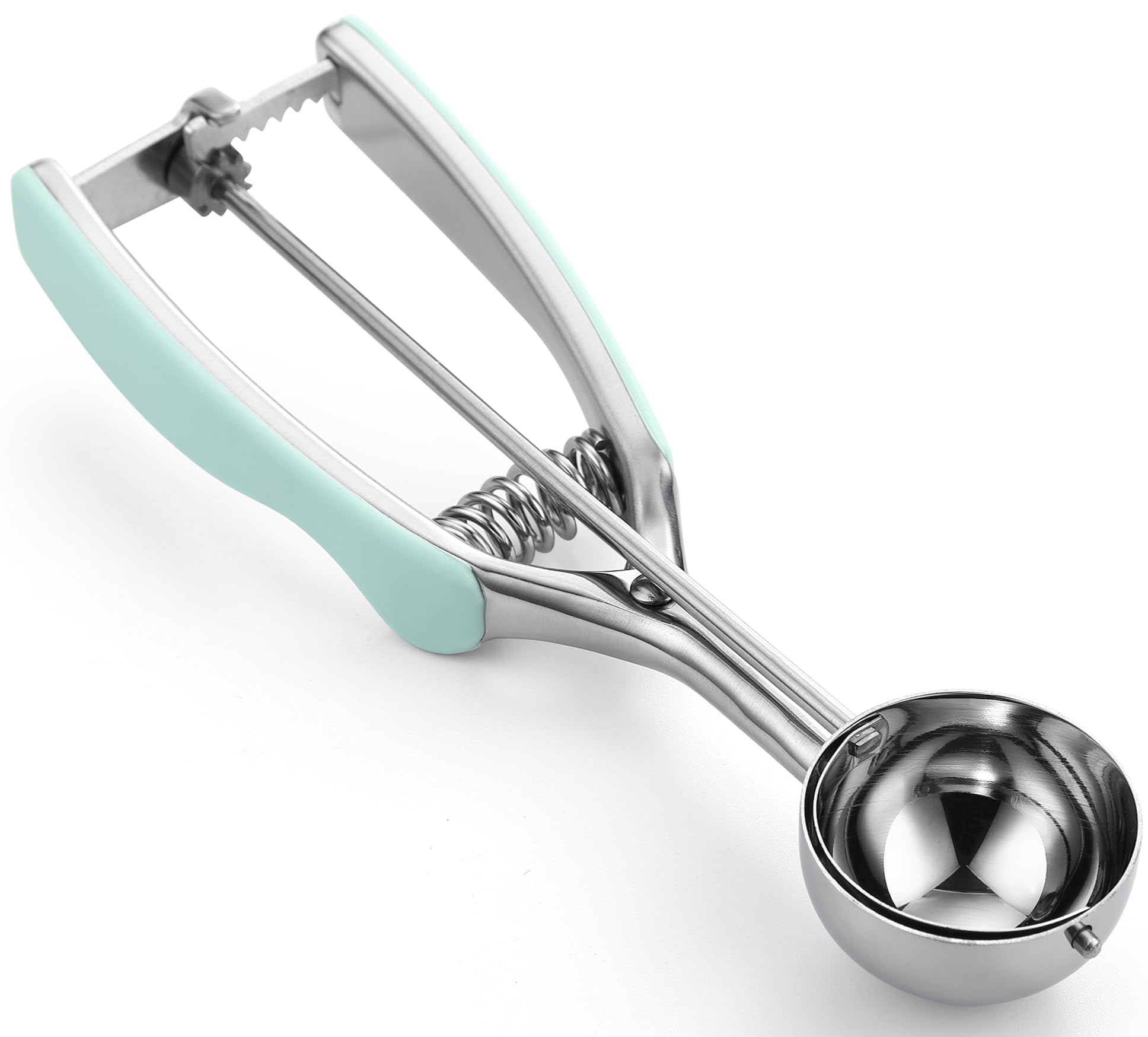 Spring Chef - Mint Medium Cookie Scoop For Baking, Multifunctional #40 Scoop With Trigger Release, Ice Cream, Melon Baller Scoop