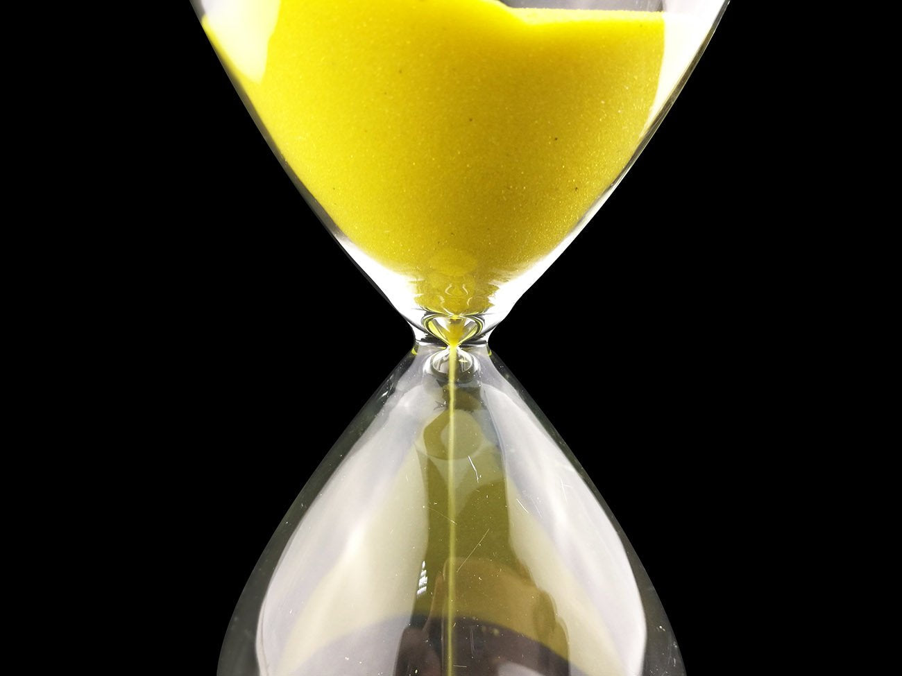 Large Fashion Colorful Sand Glass Sandglass Hourglass Timer Clear Smooth Glass Measures Home Desk Decor Xmas Birthday Gift (Yell