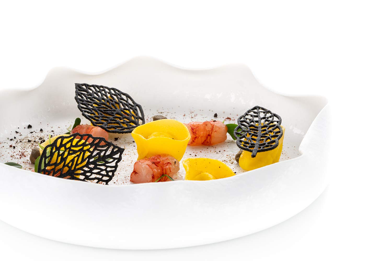 Silikomart Foresta Silicone Mold with 12 Oak-Leaf Imprints and 12 Rose-Leaf Imprints
