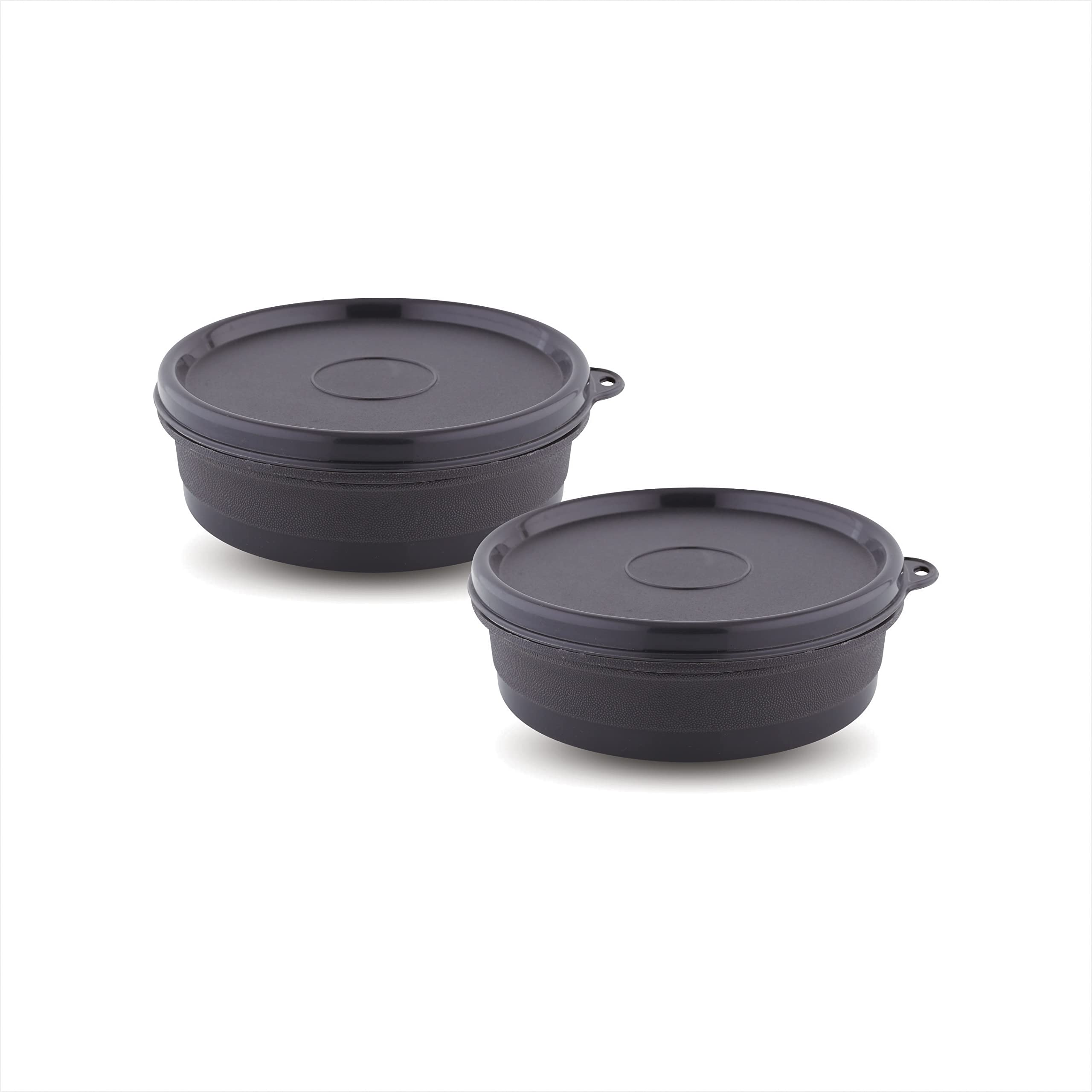 Attro Set Of 2 Micron Stainless Steel Double Wall Storage Containers Airtight & Leak Proof Containers For Office Use, School, Pi