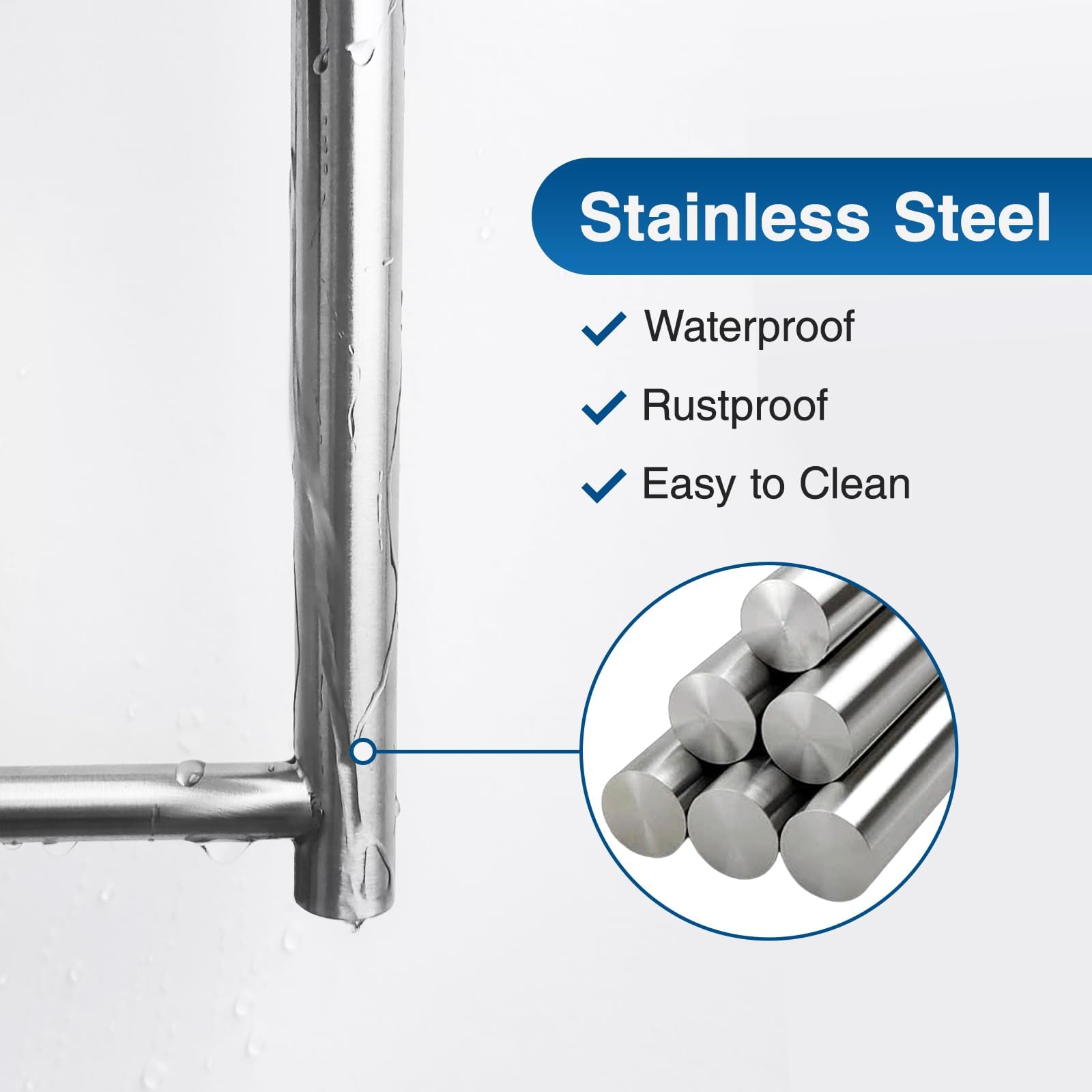 Paper Towel Holder - Self-Adhesive Or Drilling, Brushed Nickel, Wall Mounted, Sus304 Stainless Steel Kitchen Roll Dispenser Unde