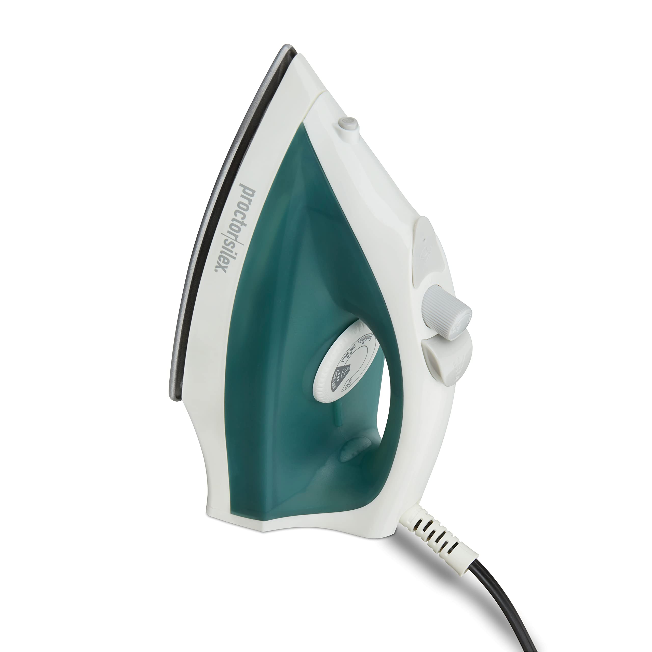 Proctor Silex Nonstick Lightweigh Steam Iron With Water Window, Model 17291Y, 1, White