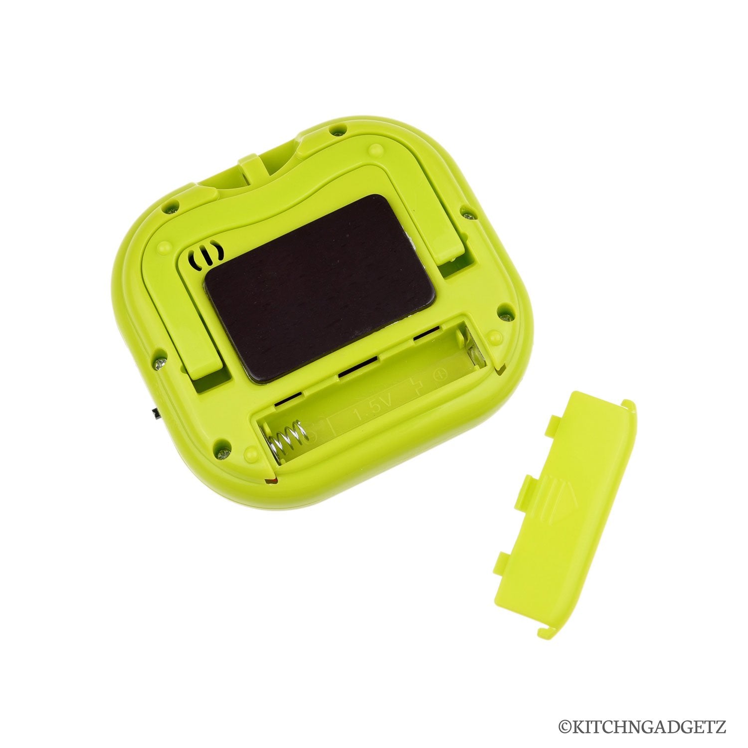 Digital Kitchen Alarm Clock With Countdown Timer - Set Of 2 - Fresh Blue And Green - Large Lcd Display - Buttons For Minutes And