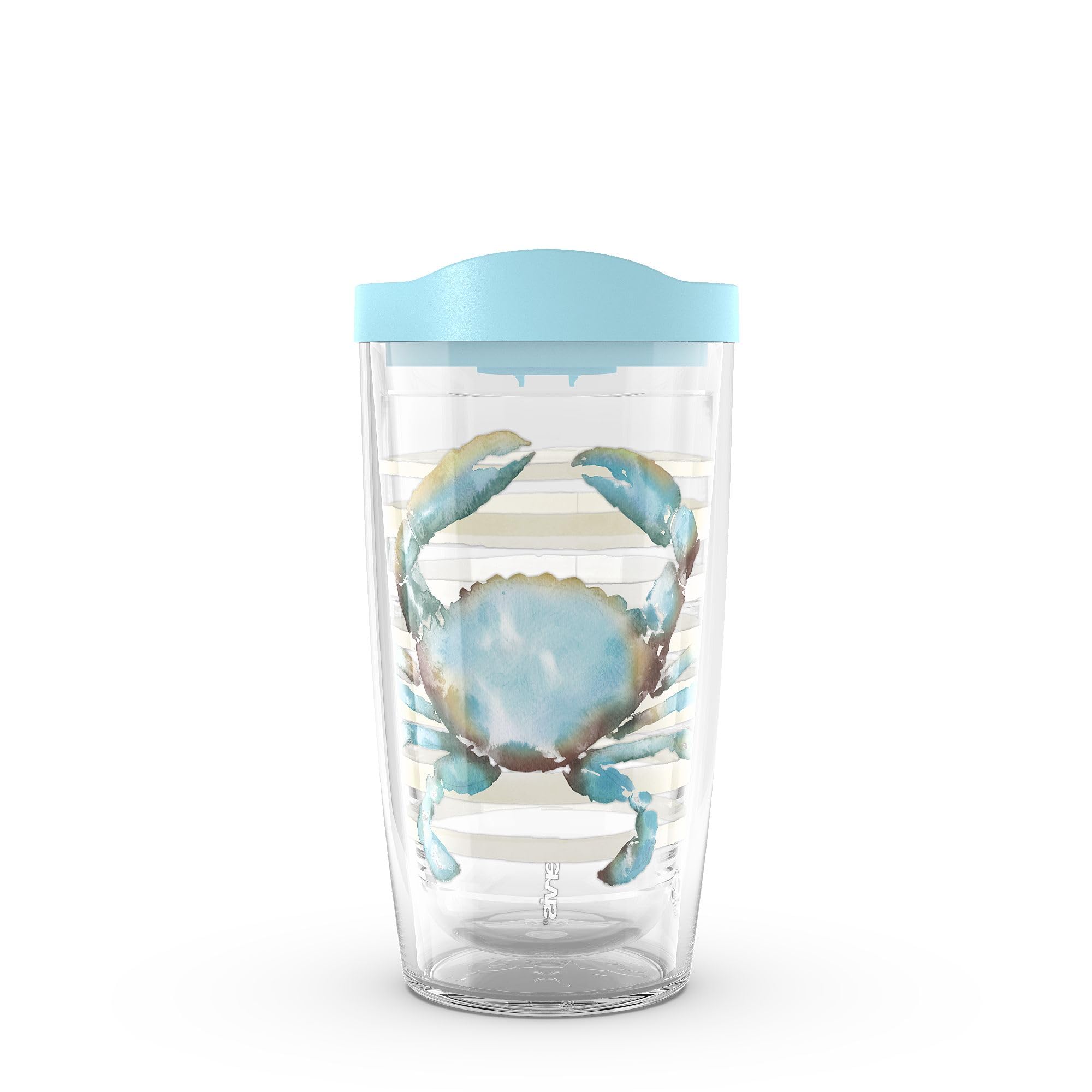 Tervis Sara Berrenson - Atlantica Collection Made in USA Double Walled Insulated Tumbler Travel Cup Keeps Drinks Cold & Hot, 16o