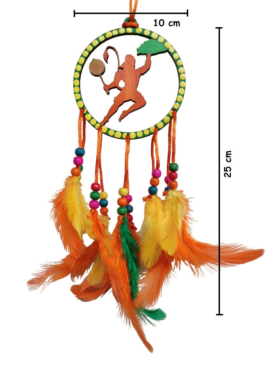 Varenyam Car Mirror Hanging Accessories, Handmade Dream Catcher For Car, Home, Gift, Wall Hanging, Wind Chime, Car Decoration Ac