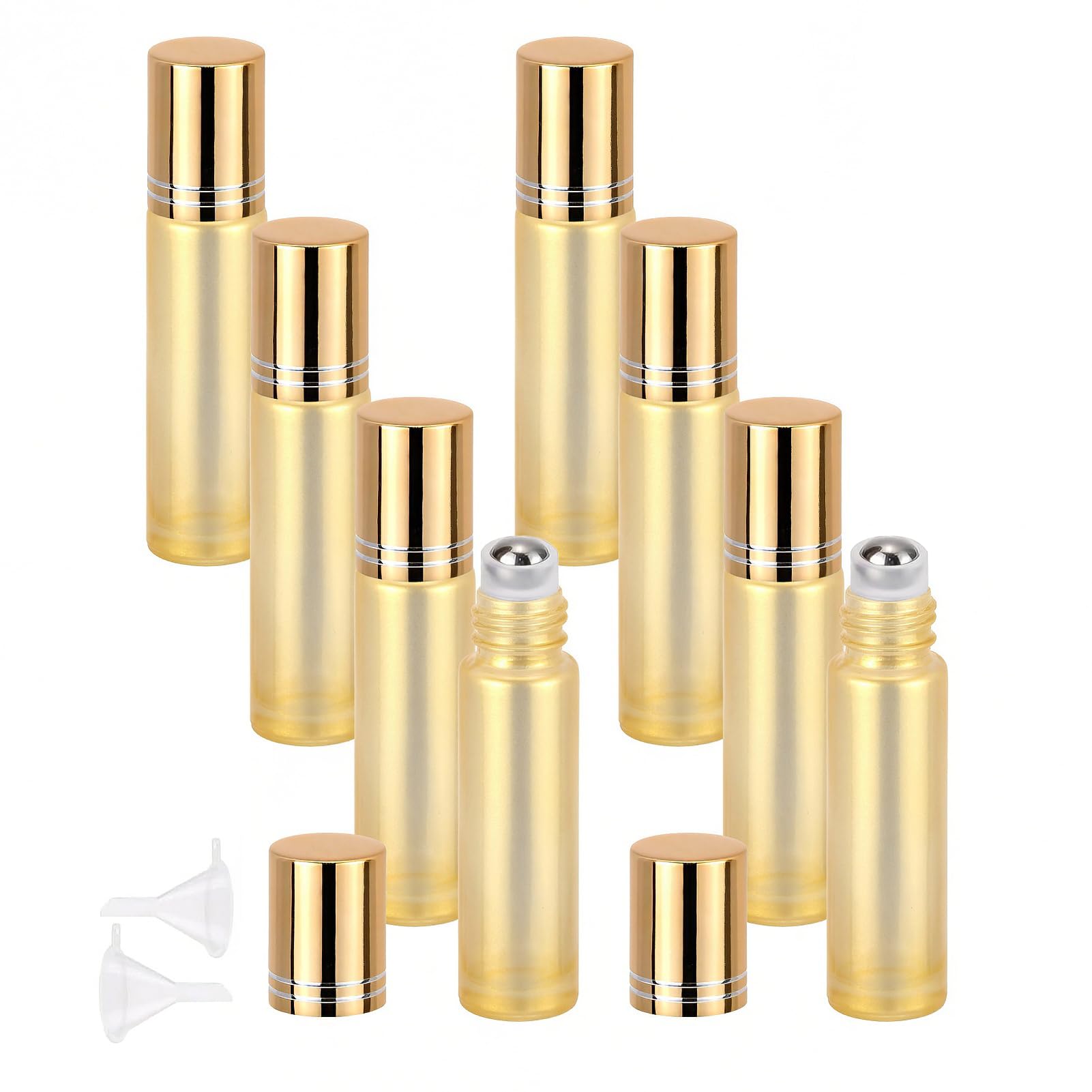Newzoll 10mL Essential Oil Roller Bottles, RollOn Perfume Applicator