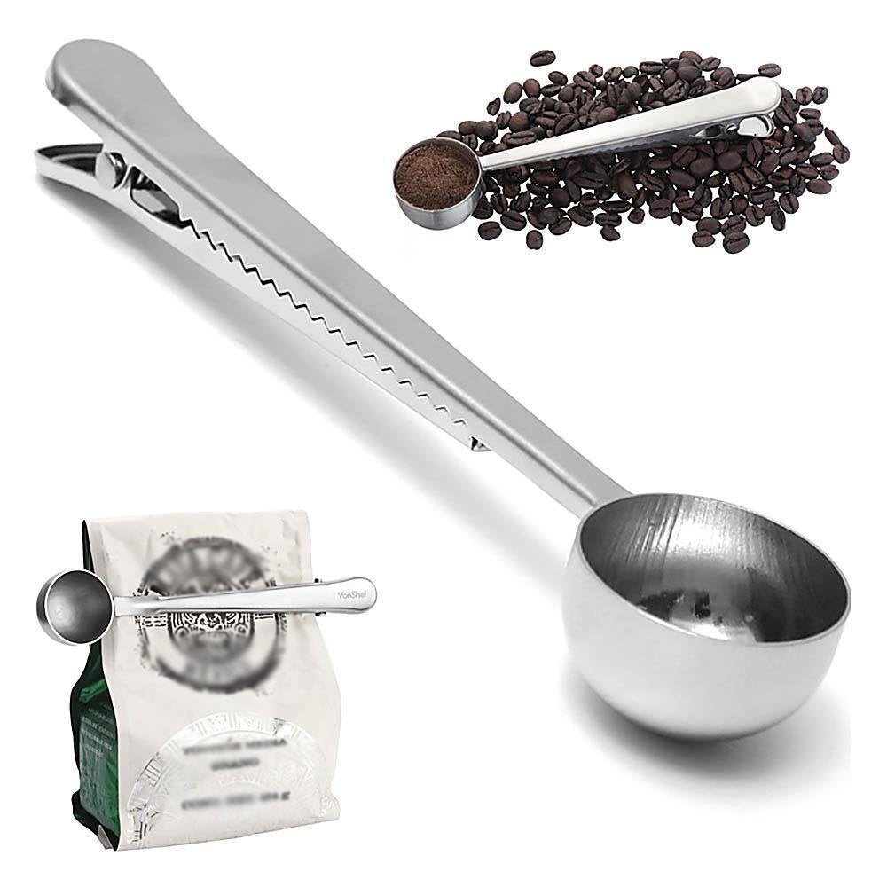 Pour Over Coffee Kettle With Thermometer 1.2L - Gooseneck Hand Grip - Premium Stainless Steel - Bonus Coffee Scoop